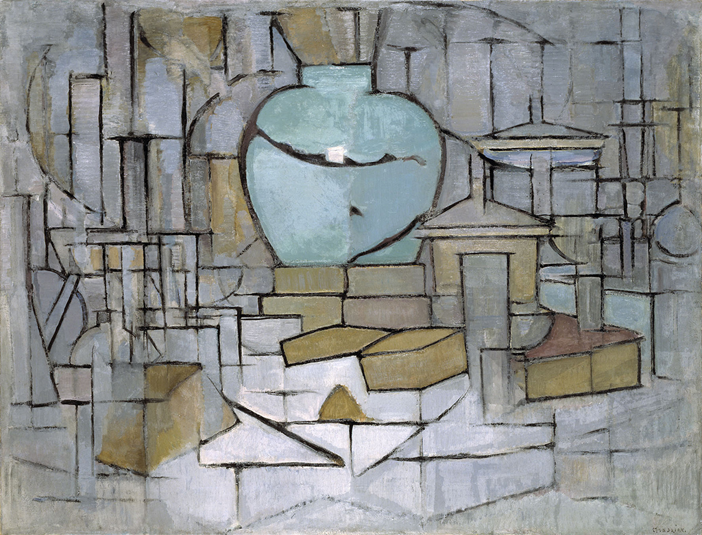 Still Life with Gingerpot 2 in Detail Piet Mondrian